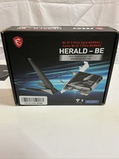 MSI HERALD-BE WIFI 7 MAX, NCM865 Tri-Band Wi-Fi 7 & Bluetooth 5.4 PCIe Adapter picture