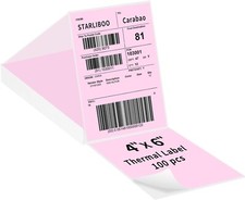 4x6 Direct Thermal Shipping Label 500/1000PCS for VRETTI MUNBYN Phomemo Lot picture