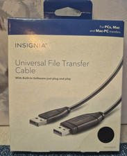Insignia Universal File Transfer Cable Fot PC's And Macintosh New Open Box picture