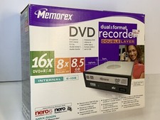 Memorex Dual Format DVD Recorder Double Layer MRX-500N 16x DVR+R/-R picture