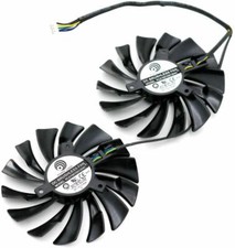 95mm MSI GTX950 GTX960 GTX970 GAMING PowerLogic Dual Fan PLD10010S12HH 4Pin 12V  picture