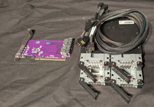 Icy Dock MB699VP-B NVMe 2.5 U.2/U.3 Hotswap Bay w/ Breakout Board & Cables picture