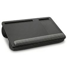 Lap Desk Soft Cushion Portable Laptop Desk Bed Couch Fits 17 Inch Black picture