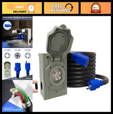 50 Amp 10ft Generator Power Cable, NEMA L14-30P to L14-30R, Heavy Duty, SJTW picture