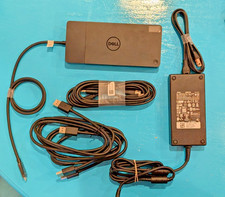 Dell WD19TB Thunderbolt 3 Docking Station w/ 180W Adapter New-Open Box K20A001 picture