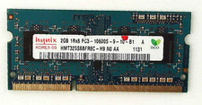 Hynix 🔧 2GB DDR3-1333 (PC3-10600S) Laptop Memory SO-DIMM 🟥 ☆ picture
