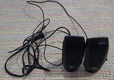 Logitech S120 Desktop Computer Stereo Speaker system 880-000065 Black picture
