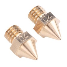 ♡ 2Pcs 3D Printer Brass Nozzle Replacement For Raise3D N 0.4MM Brass Accuracy picture