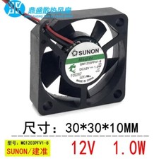 SUNON GM1203PFV1-8 3010 DC12V 1.0W 3CM 2-wire Maglev Cooling Fan picture