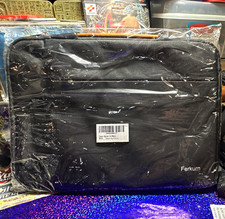 Ferkurn Line-Sleeve 14 Black Neoprene Padded Laptop Sleeve Case, Universal picture