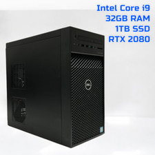 Dell Precision 3630 Intel Core i9-9900K 32GB RAM 1TB SSD NVIDIA GeForce RTX 2080 picture
