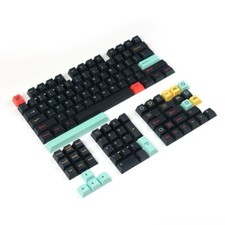 130 Keys/Set Metropolis Custom PBT Keycaps For Mechanical Keyboard Miku Colors picture