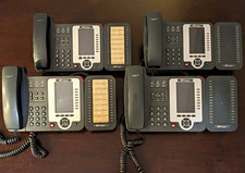 Lot of 4 USED IPitomy IP620-B with IPX-32 DSS Expansion Module VoIP Phone POE picture