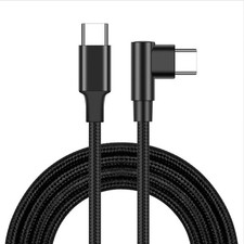 Right Angle USB C to USB Type C Cable 60W 90 Degree fr iPhone 16 15 iPad Samsung picture