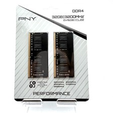 PNY Performance 32GB (2x16GB) DDR4 3200MHz CL22 Memory Kit SEALED picture