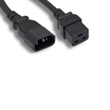 Lot of 10pc Extension Power Cord C14/C19 SJT 14AWG Server Networking Data Center picture