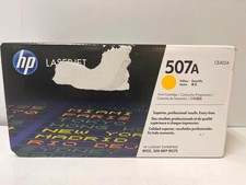 Genuine HP 507A CE402A YELLOW Toner Cartridge LaserJet Enterprise NEW SEALED picture