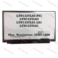 LTN133YL03-P01 LTN133YL03 LTN133YL01-L01 LTN133YL01 3200×1800 13.3