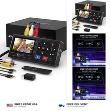 Portta VHS to Digital Converter, Video to Digital Recorder with Remote, Compa... picture
