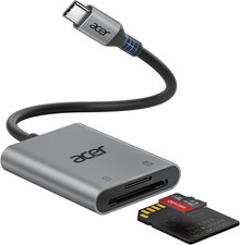 Acer SD Card Reader USB C, Dual Slots Type C to Memory Card Reader picture