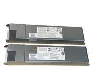 Lot of 2 Supermicro PWS-741P-1R 740WATT 1U 80+ PLATINUM 1xFAN HOT SWAP Power Supply picture