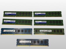 Lot of 7 Mixed Brands and Specifications / Desktop Memory Ram / Total 28Gb picture