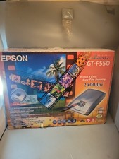   Rare Epson Gt-f550 Auto  Film Scanner 2400 Dpi Open Box Hard To Find  picture