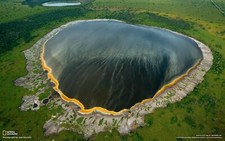 Landscape lake nature national geographic africa aerial Custom Gaming Mat Desk picture