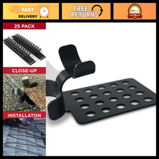 Heat Cable Clips for Roofs - 25 Pack, Snow Melting, Ice Prevention, Durable & Ea picture