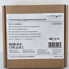 StarTech.com 1-Port PCI Express Gigabit Ethernet Network Card ST1000SPEX2 PCIe picture