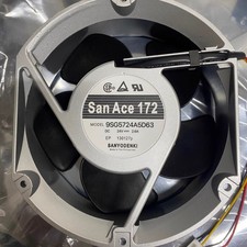 One Brand Sanyo Fan 9SG5724A5D63 DC 24V 2.6A 17cm Inverter Fan Cooling Fan 3-Pin picture