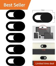 Black Camera Privacy Covers - Sliding Design, Secure Your Privacy on All Devices picture
