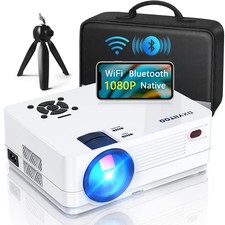 Native 1080P Projector with WiFi and Two-Way Bluetooth picture