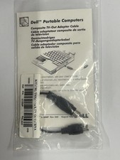 Dell Portable Computers Composite TV-Out Adapter Cable P/N 3848P Rev. A02 picture