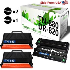 (2Toner,1Drum) TN880 Toner Cartridge and DR820 Drum Unit for HL L6200DWT L6250DW picture