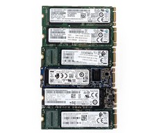 Lot of 6 M.2 2280 SATA Drives 256GB SanDisk Samsung Toshiba picture