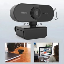 2K HD Web Camera with Microphone Ring Light Autofocus Pro Computer Gaming Webcam picture