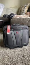 SwissGear Granada Double Gusset Wheeled Laptop Case - Black picture