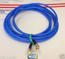 1 x SMA Male to SMA Female STRAIGHT RG402 BLUE JACKET JUMPER CABLE 4-120 IN USA picture