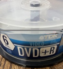 Blank DVD TDK DVD+R Video 8X 4.7GB 6 Hour - 14qty Brand New DVD Remaining Opened picture