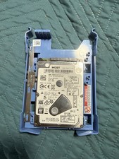 Dell 0R494D F767D 2.5” HDD Caddy HGST 250GB 7200RPM SATA Tested Working picture