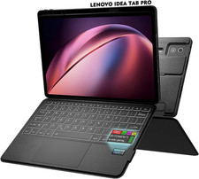 Doohoeek New Keyboard Folio w/Status Screen for Lenovo Idea Tab Pro 12.7