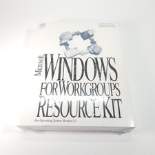 Microsoft Windows for Workgroups Resource Kit Version 3.1 1992 Partially Sealed picture