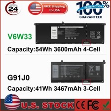 G91J0丨V6W33 Battery For Dell Inspiron 3510 3511 3515 5310 5410 5418 5510 5515 picture