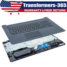 L22751-001 Black Palmrest Non-Backlit US Keyboard Touchpad for HP 17-BY 17-CA picture