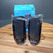 Logitech S150 2.4W Digital Speaker System USB A Black For Mac & PC NEW OPEN BOX picture