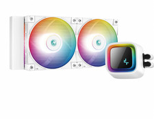 DeepCool LS520 WH 240mm ARGB Liquid CPU Cooler White Intel AMD Compatible picture