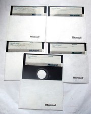Vintage Microsoft QuickC V1.0 Compiler Set of 5 360K 5.25