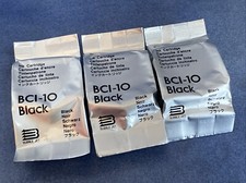 3 x Original Canon BCI-10BK BCI-10 BK Noir BJ-30 BJC-50 BJC-70 BJC-80 BN700 picture