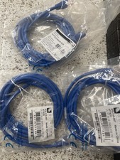 QuikTRON Cat5e RJ-45 Ethernet Patch Cable 7 ft Blue Snagless 570-110-007 picture